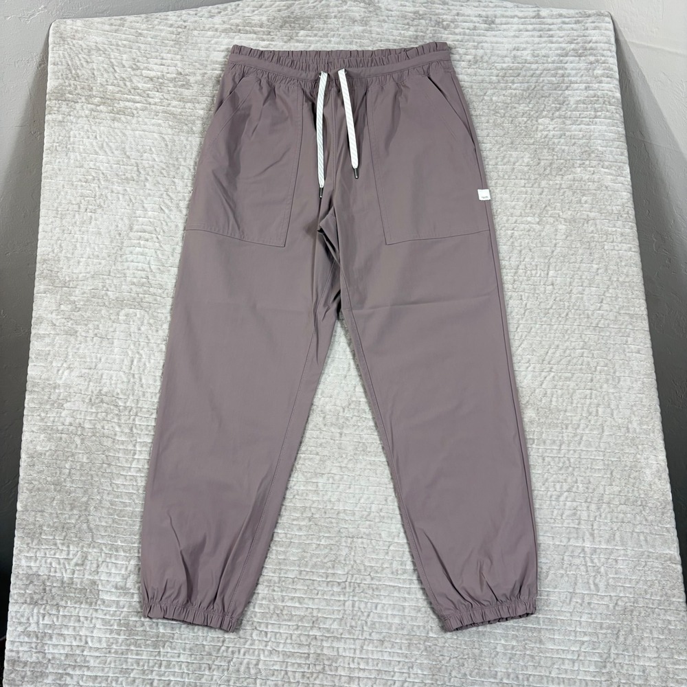 Vuori Villa Joggers Mauve Taupe High Rise Stretch Athletic Pants Medium